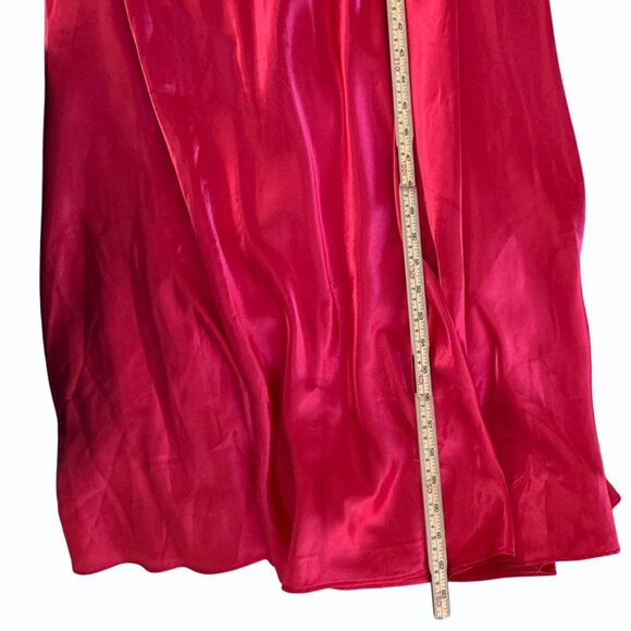 Adrianna Papell Hailey Logan Red Formal Gown Size 11/12 Rhinestone Prom y2k - Picture 10 of 12